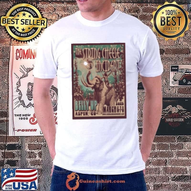 The String Cheese Incident Mar 6 8 2025 Belly Up In Aspen CO Tour Poster Shirt