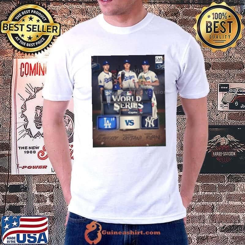 The season final starts MLB World Series 2024 Los Angeles Dodgers vs New York Yankees Poster Unisex