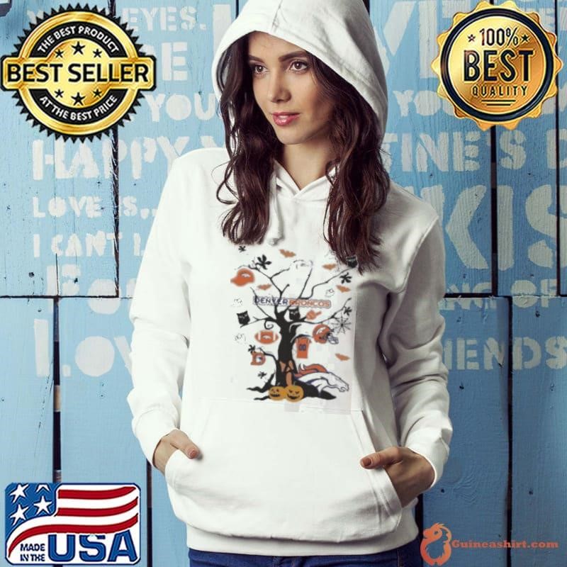 Tree Halloween Denver Broncos NFL Team 2024 Shirt