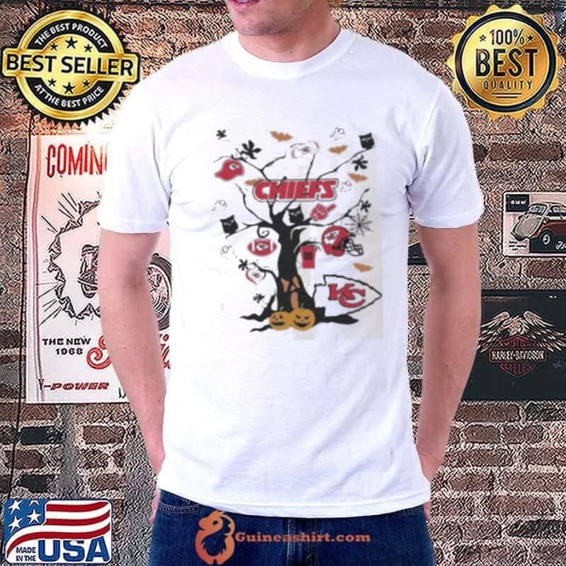 Tree Halloween Kansas City Chiefs NFL Team 2024 Unisex