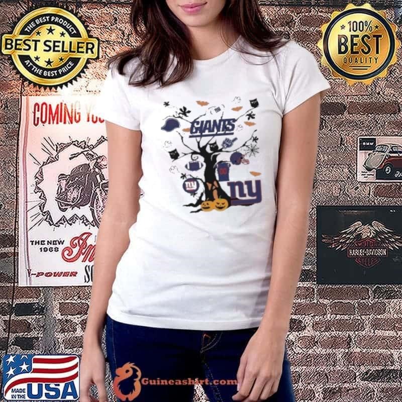 Tree Halloween New York Giants NFL Team 2024 Shirt