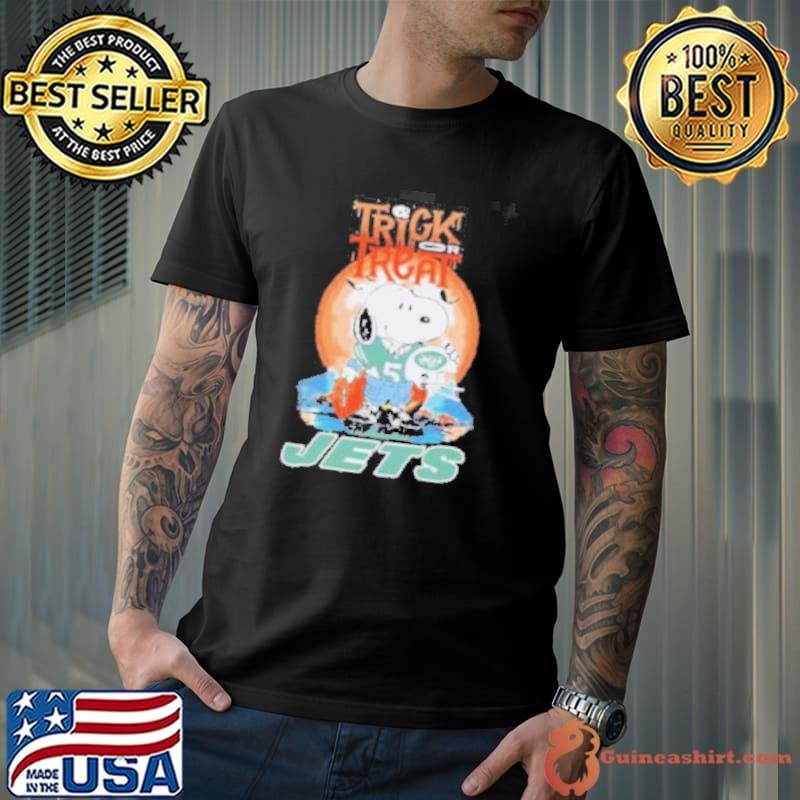 Trick Treat Snoopy Teams New York Jets Halloween Shirt