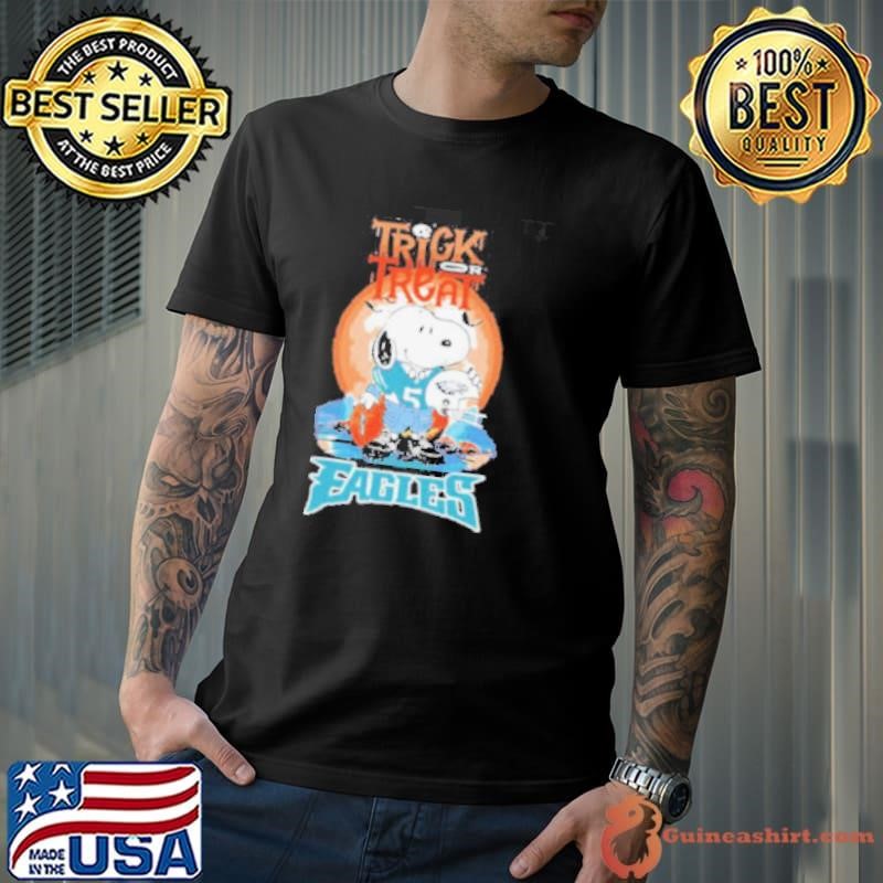 Trick Treat Snoopy Teams Philadelphia Eagles Halloween Shirt