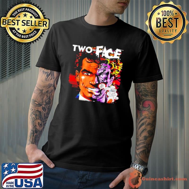 Two Face DC Comics Movies Graphic Shirt