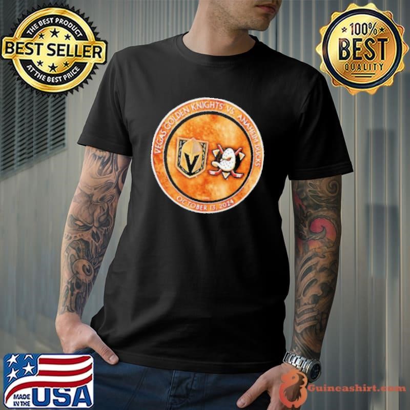 Vegas Golden Knights vs Anaheim Ducks October 13 2024 match up shirt