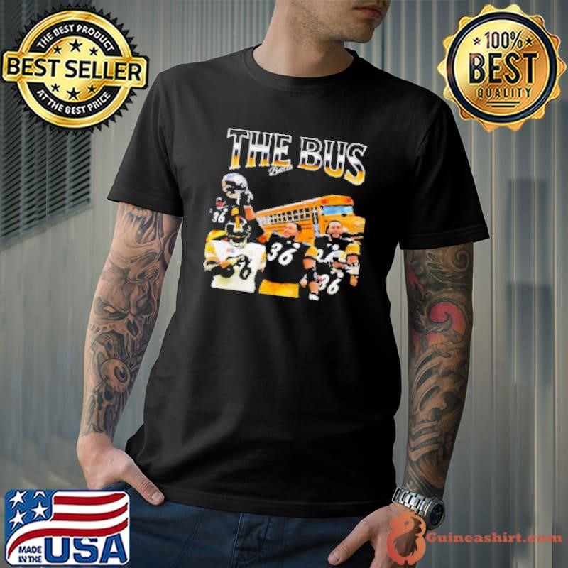 Vintage 90S Graphic Jerome Bettis Pittsburgh Sports Design Shirt