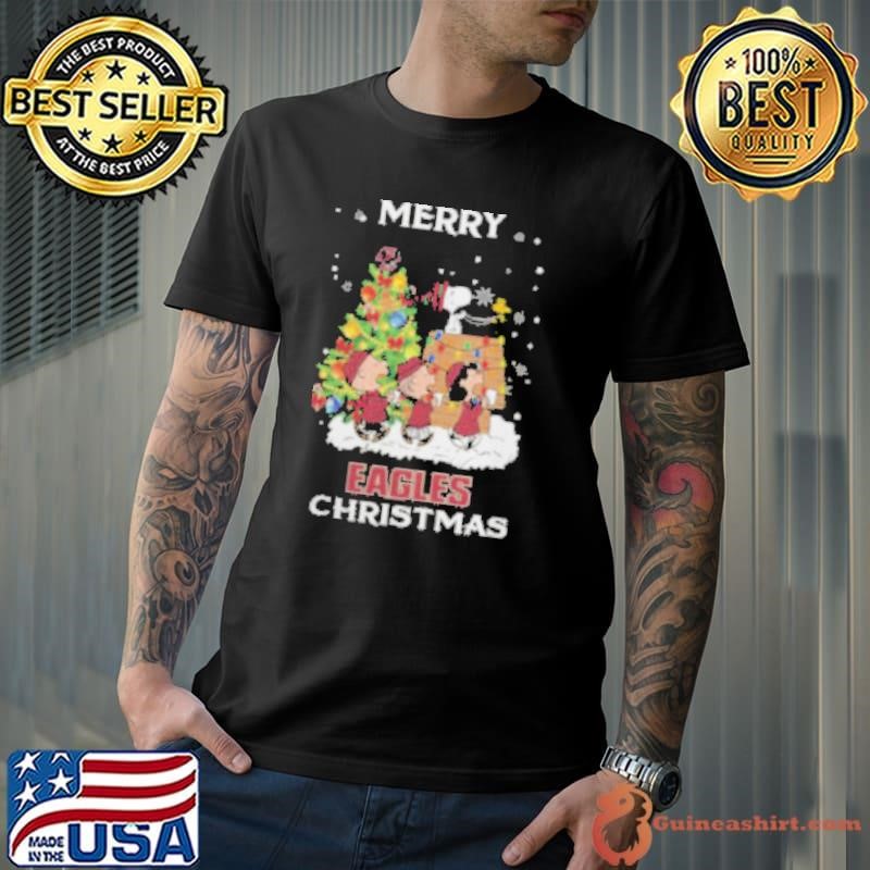 2024 Boston College Eagles Snoopy And Friends Merry Christmas Shirt