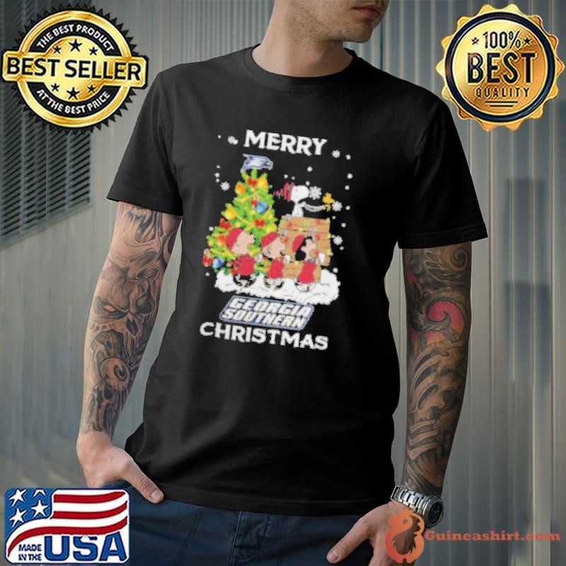 2024 Georgia Southern Eagles Snoopy And Friends Merry Christmas Unisex