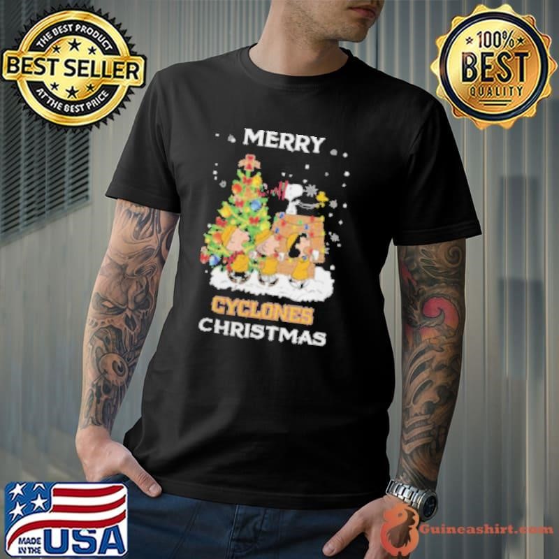 2024 Iowa State Cyclones Snoopy And Friends Merry Christmas Shirt