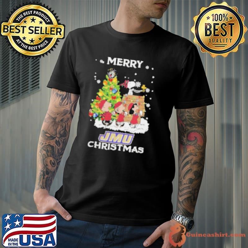 2024 James Madison Dukes Snoopy And Friends Merry Christmas Shirt