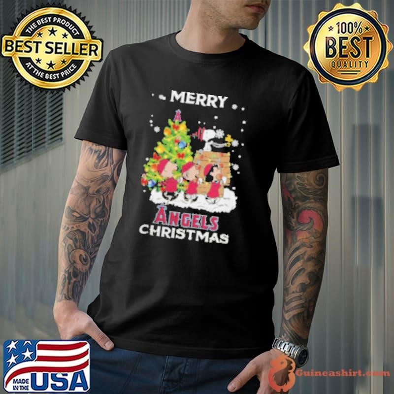 2024 Los Angeles Angels Snoopy And Friends Merry Christmas Unisex