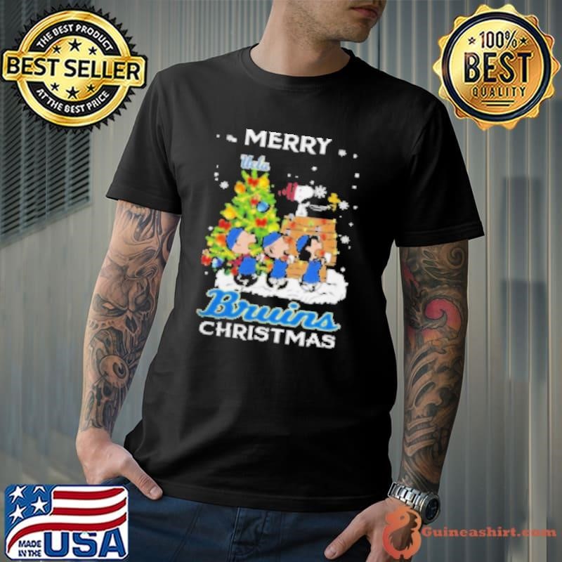 2024 Ucla Bruins Snoopy And Friends Merry Christmas Shirt