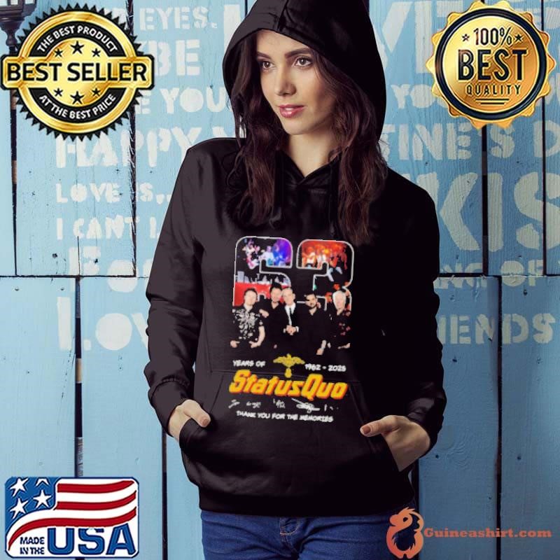 63 Years Of Status Quo 1962 2025 Thank You For The Memories Shirt