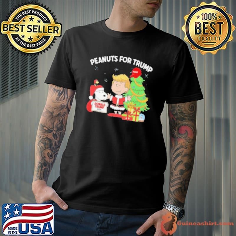 A Charlie Brown Christmas Peanuts For Trump Merry Christmas 2024 Shirt