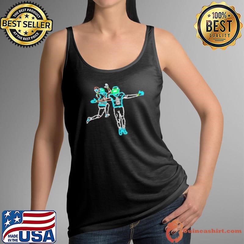AJ Brown DeVonta Celebration Neon Style Philadelphia Football Fans Shirt