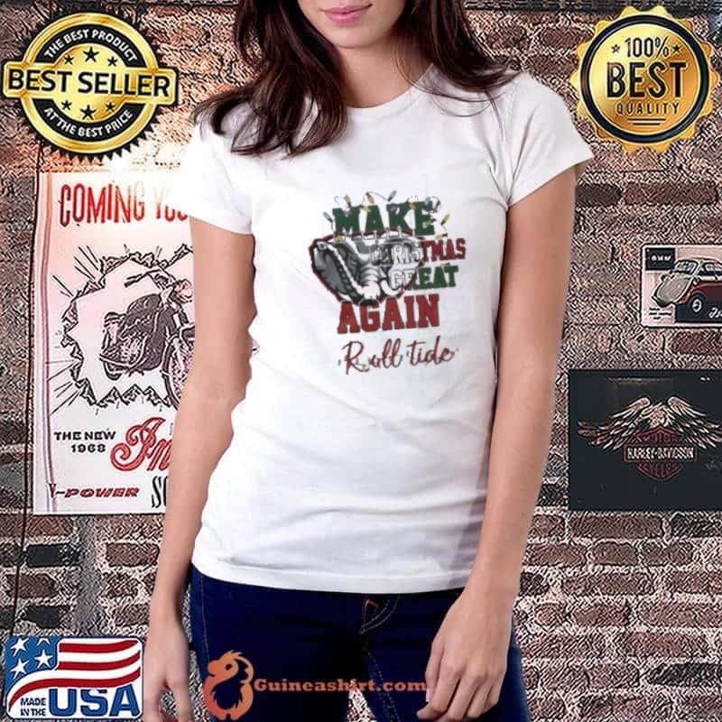Alabama Crimson Tide Trump Make Christmas Great Again 2024 Ladiestee