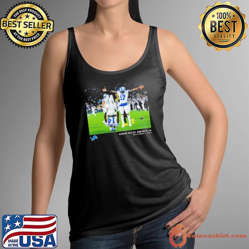Amon Ra St. Brown Detroit Lions NFL Flash Features Week 9 Shirt