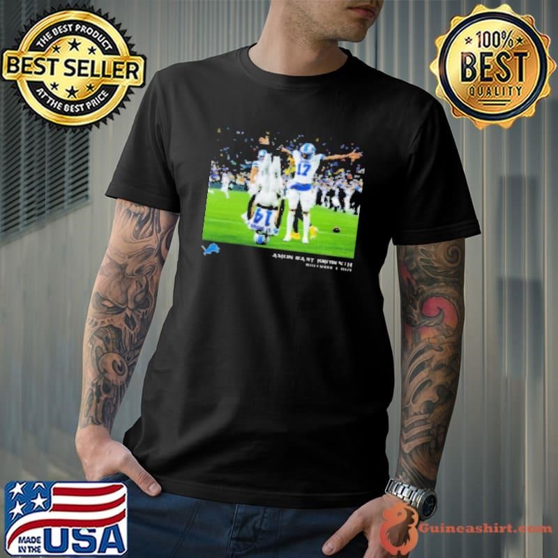 Amon Ra St. Brown Detroit Lions NFL Flash Features Week 9 Unisex