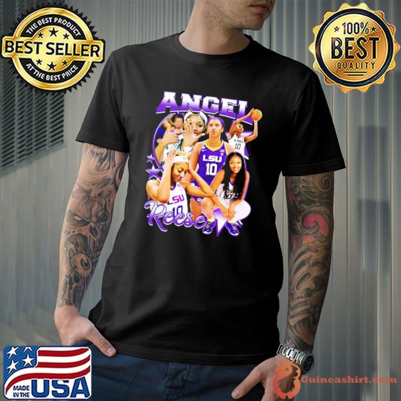 Angel Reese American professional basketball player Retro Collage T-Shirt