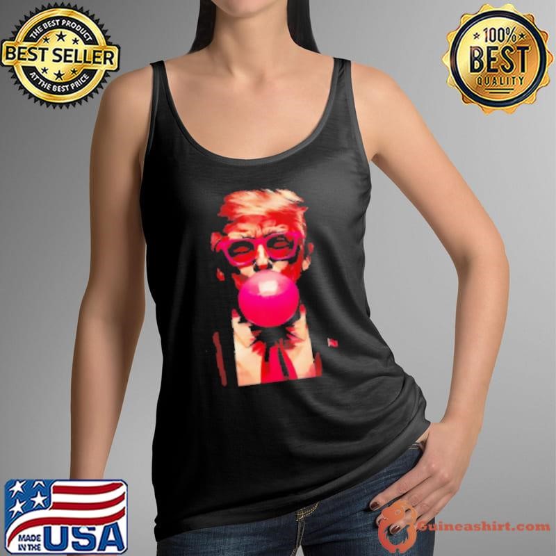 Anthony Raimondi wearing the Trump bubble gum Tank Top