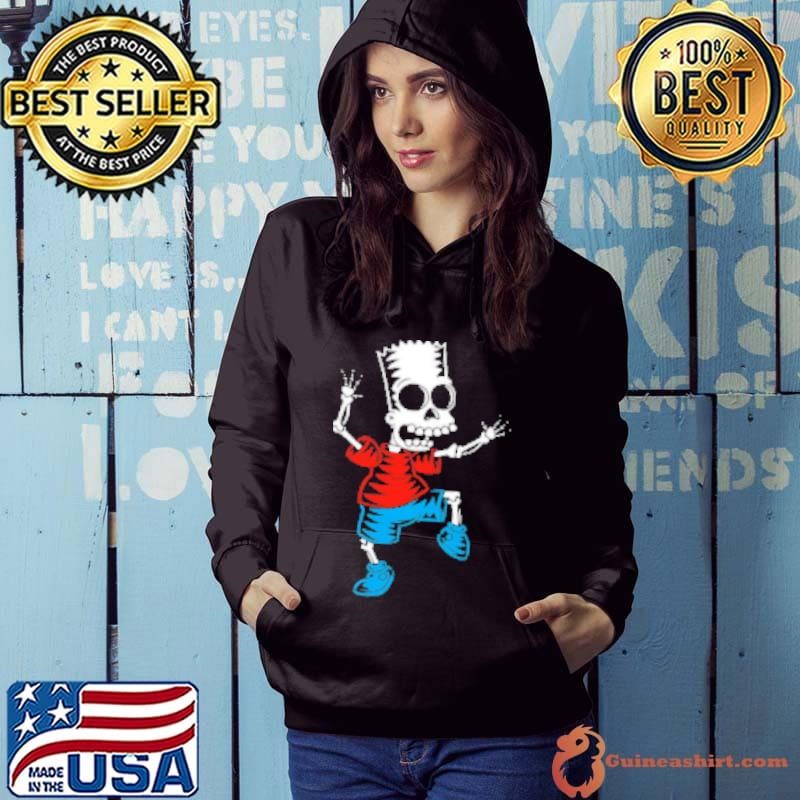 Bart Simpson Skeleton The Simpsons for Halloween Shirt