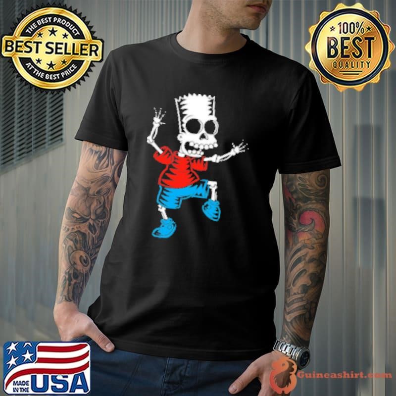 Bart Simpson Skeleton The Simpsons for Halloween Unisex