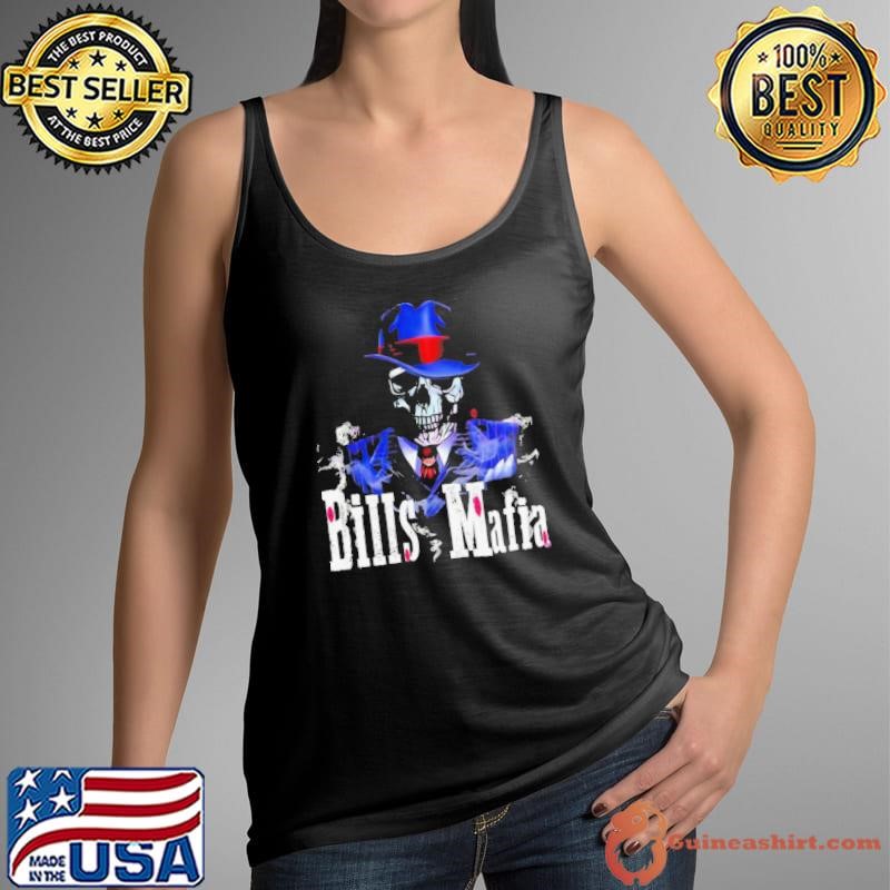 Bills Mafia Skull Smoking Football Shirt