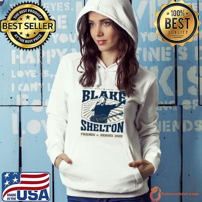 Blake Shelton Friends and Heroes Tour 2025 Shirt