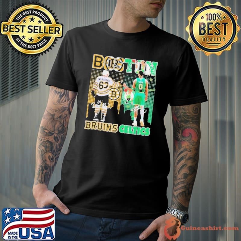 Boston Sports Teams Brad Marchand and Jayson Tatum Signatures shirt