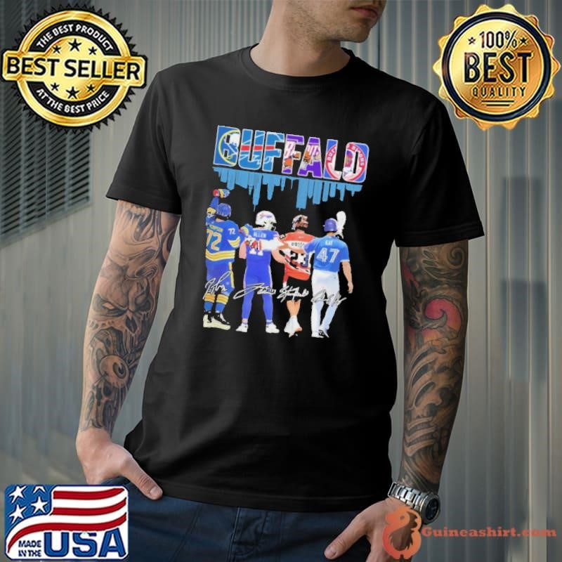 Buffalo Sport Team #72 Thompson #17 Allen #23 Priolo and #47 Kay Signatures Shirts
