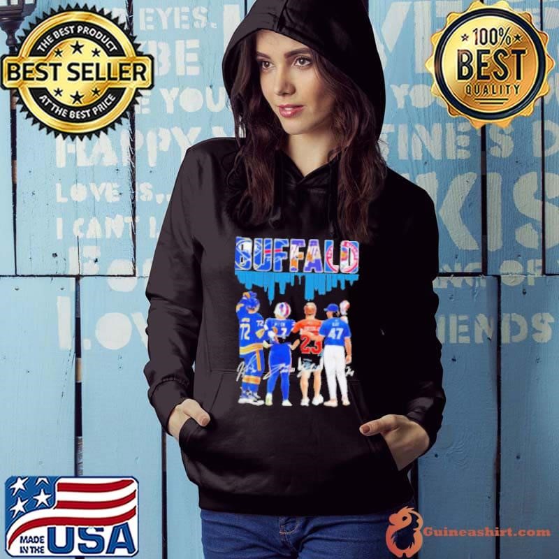 Buffalo Sports Teams Thompson Allen Steve Priolo, Kay Signatures Shirt