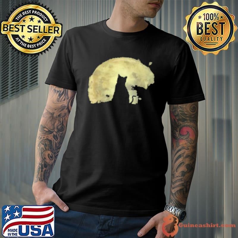 Cat and Moon Shirt