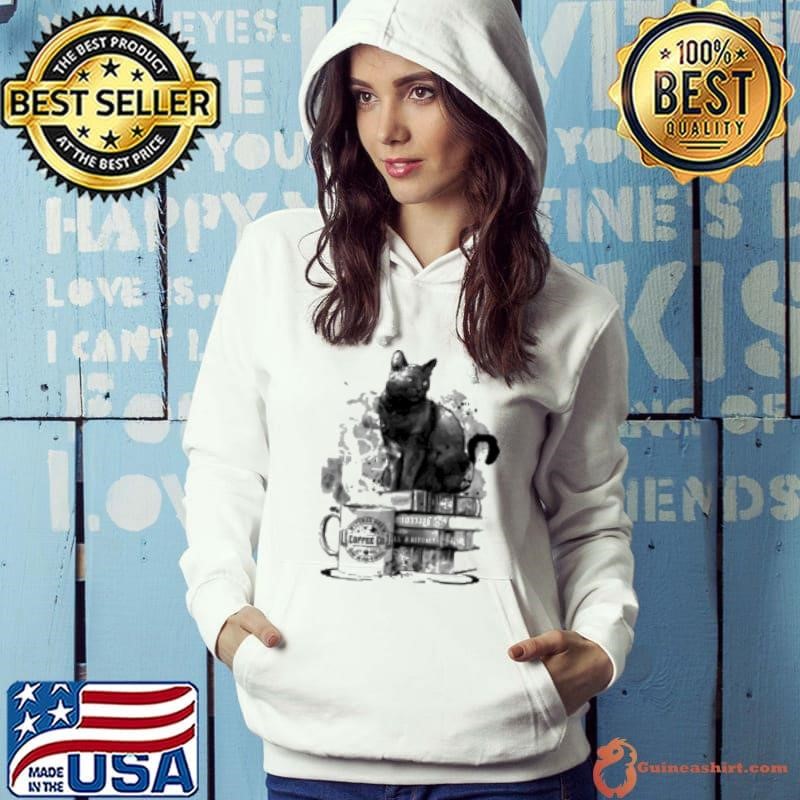 Cat books and coffee Shirt