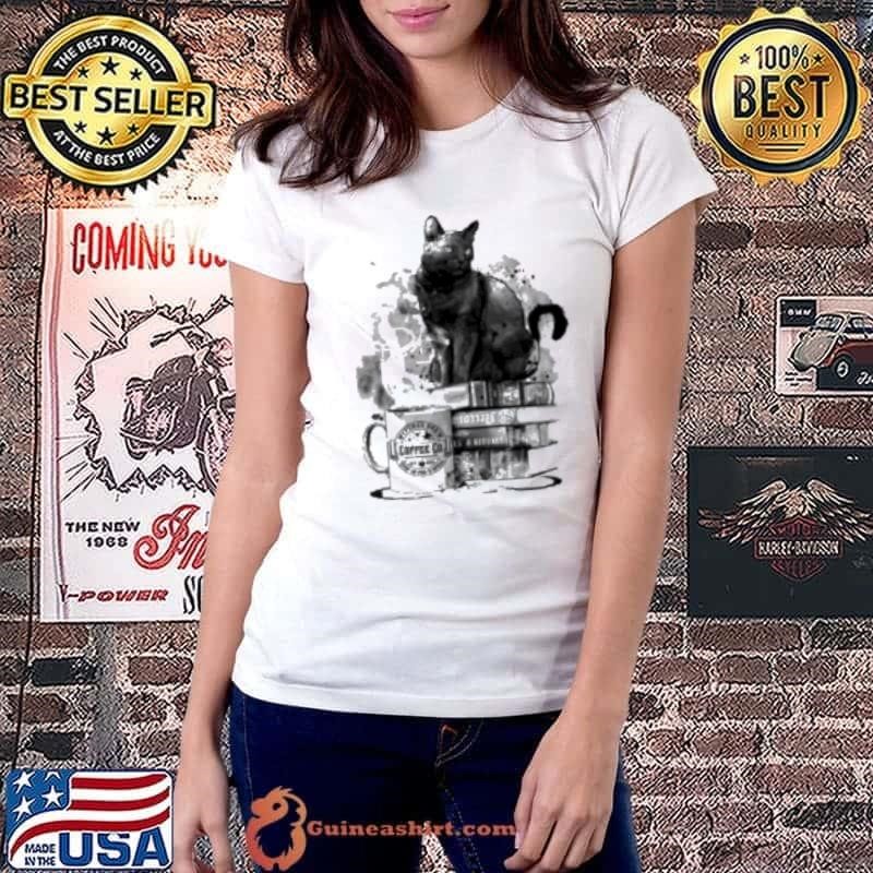 Cat books and coffee Ladiestee
