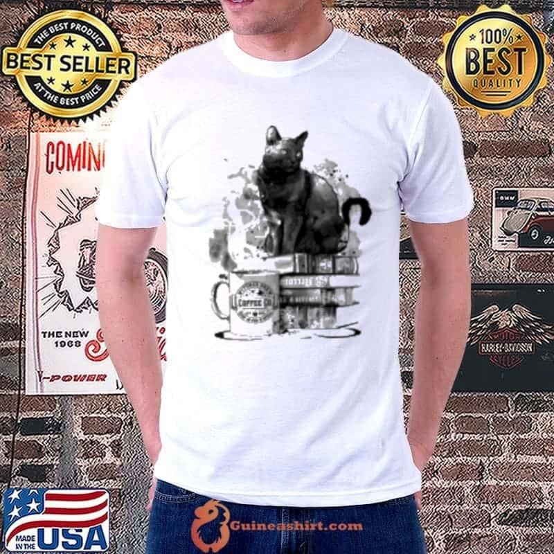 Cat books and coffee Unisex