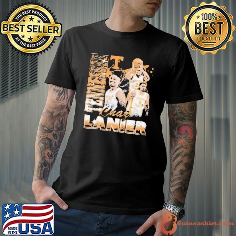 Chaz Lanier Tennessee Volunteers Basketball Pepper 90s Signature Graphic t shirt