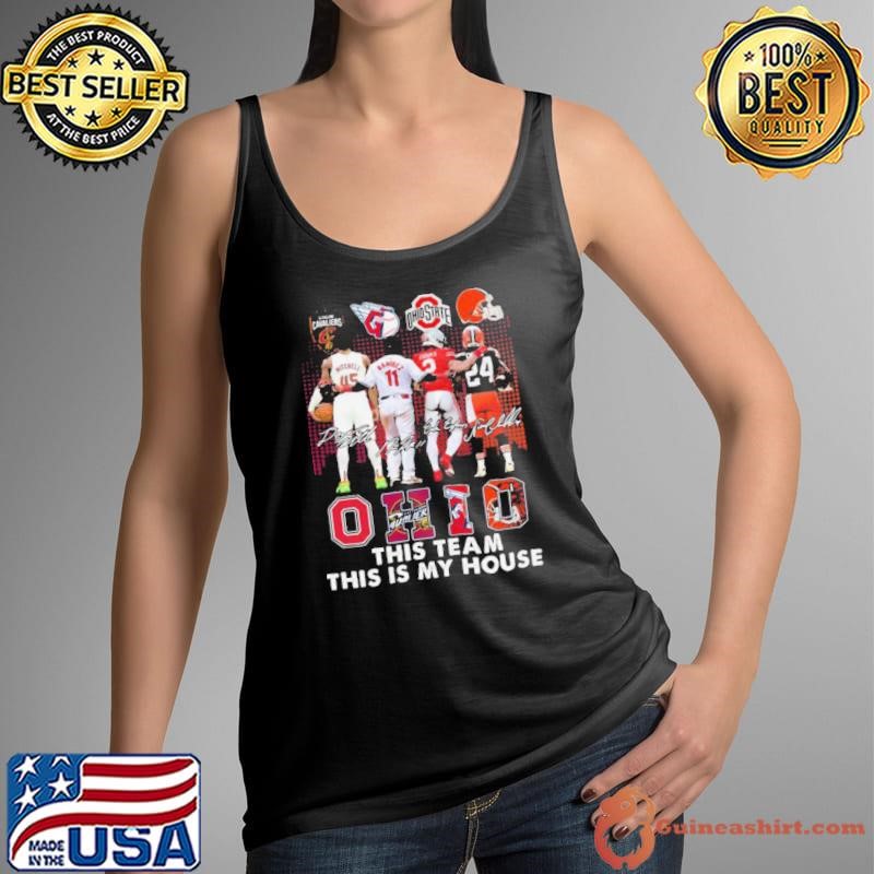 Cleveland Ohio This Team This Is My House Signature Shirt