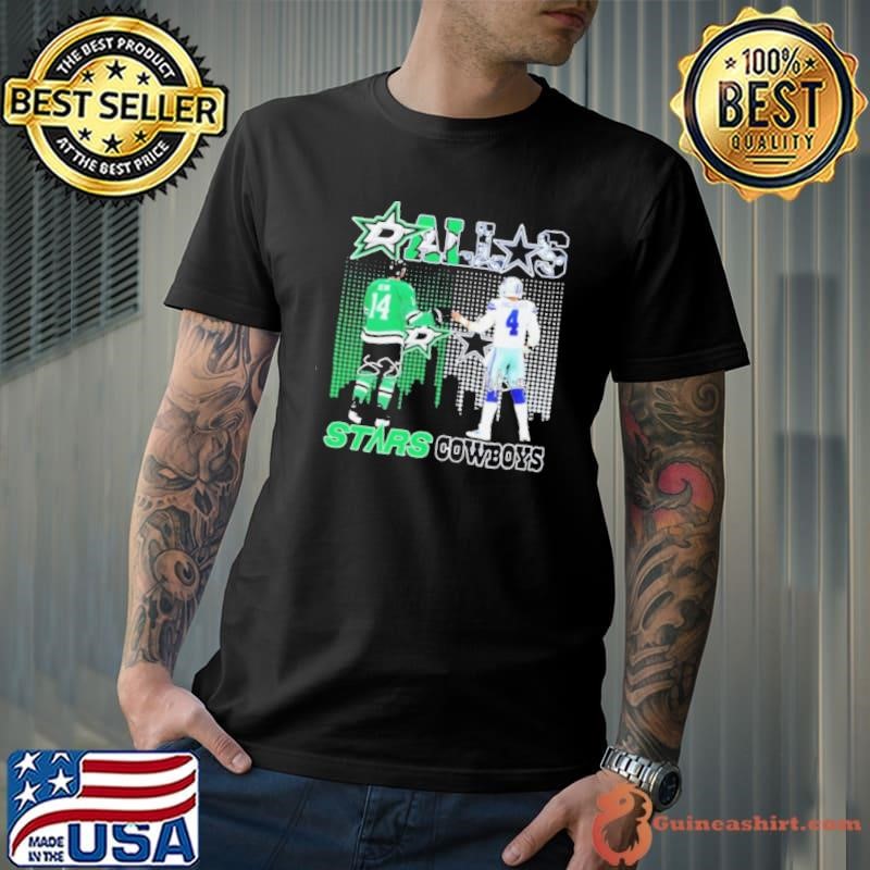 Dallas Hockey Benn And Dallas Cowboys Prescott 2024 Shirt