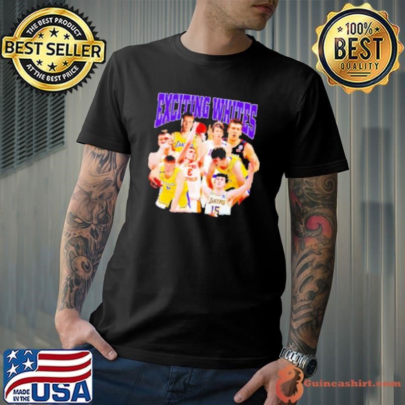 Dalton Knecht Austin Reaves Exciting Whites Shirt