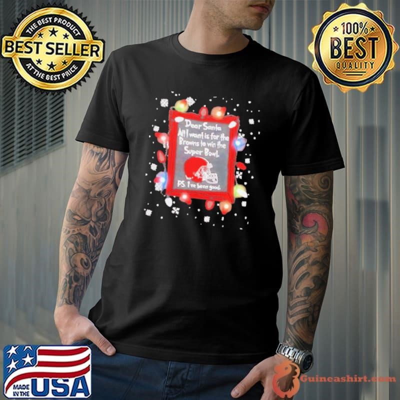 Dear Santa Cleveland Browns Christmas Lights Unisex