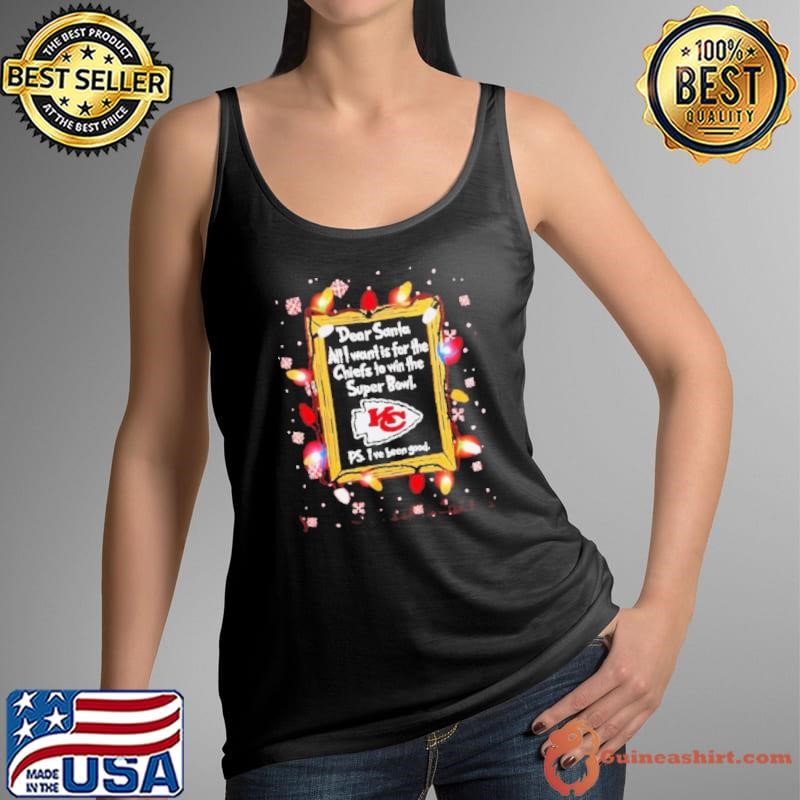 Dear Santa Kansas City Chiefs Christmas Lights shirt