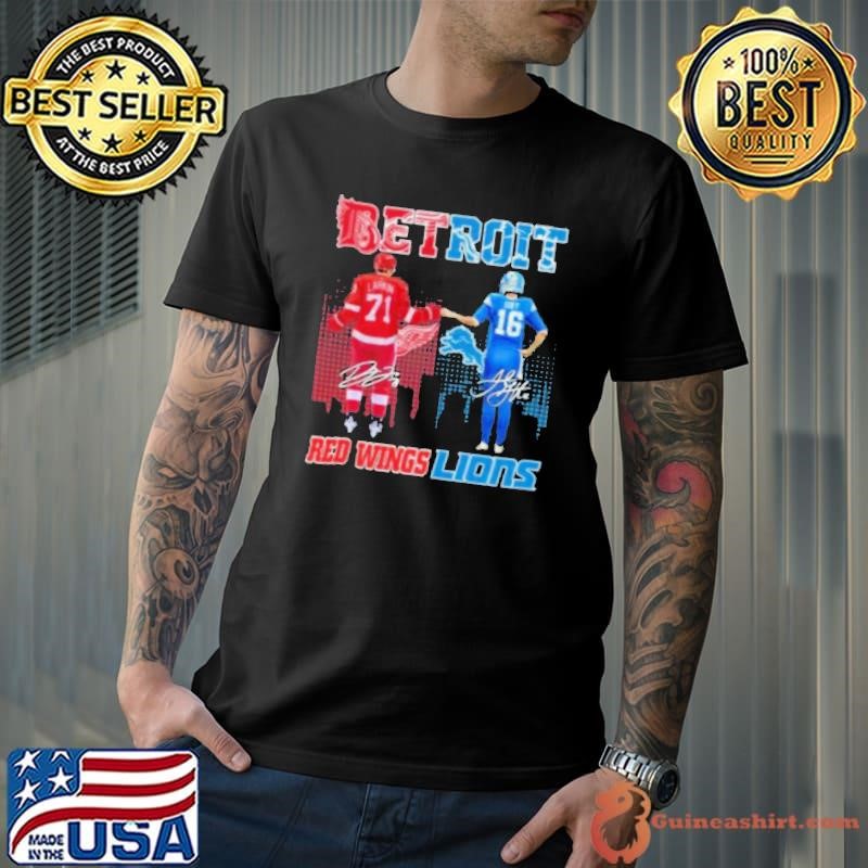 Detroit Red Wings x Detroit Lions Signature Unisex