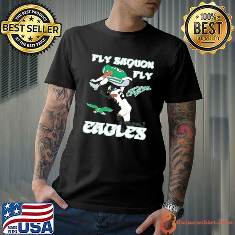 Fly Saquon Fly Eagles Saquon Barkley The Reverse Hurdle Jarrian Jones Shirt