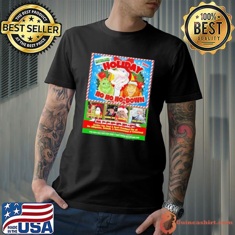 Gatorland Announces Fifth Annual Holiday Ho Ho Ho Down 2024 Poster Shirt