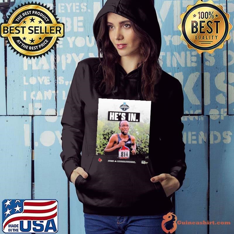 Geoffrey Kirwa He’s In NCAA 2024 DI Cross Country Championships Louisville Cardinals Poster Hoodie