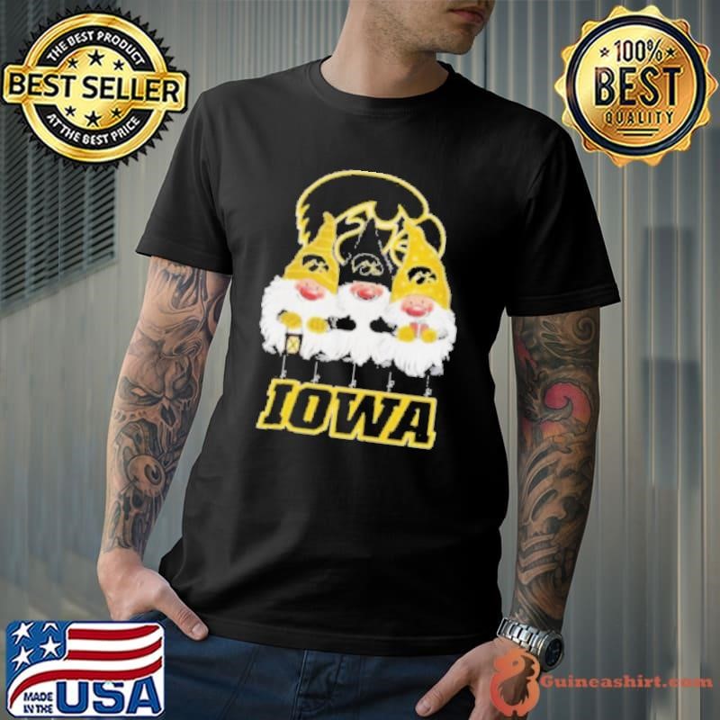 Gnomes Iowa Hawkeyes Merry Christmas 2024 Shirt
