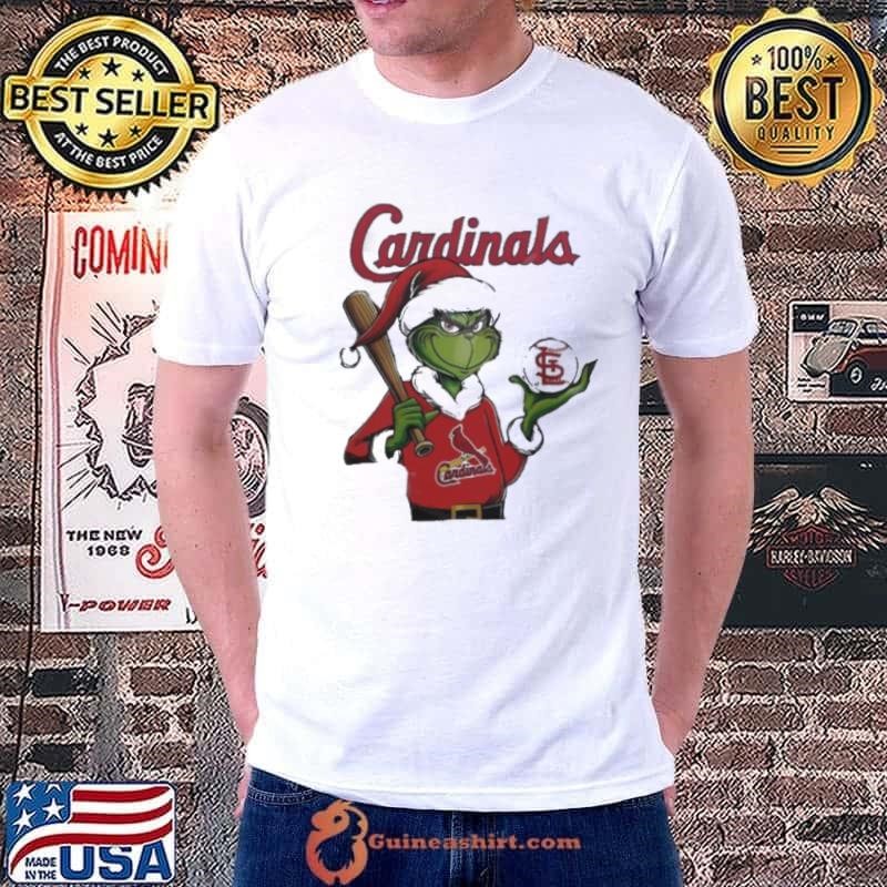 Grinch Santa X St. Louis Cardinals Merry Christmas Unisex