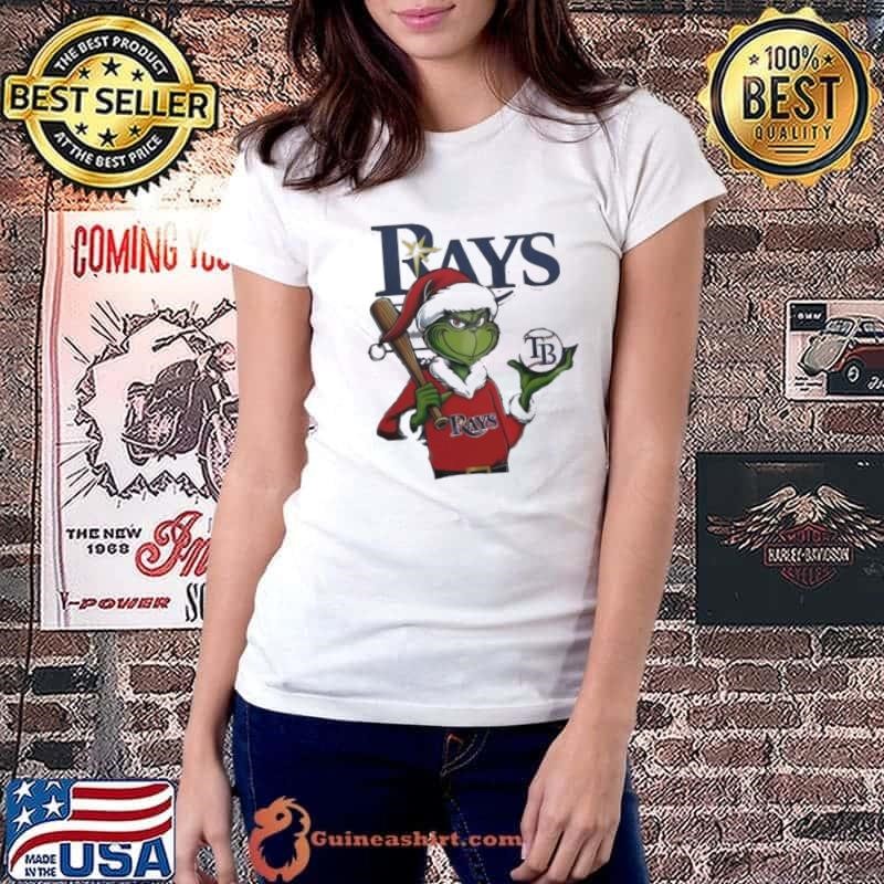 Grinch Santa X Tampa Bay Rays Merry Christmas Ladiestee