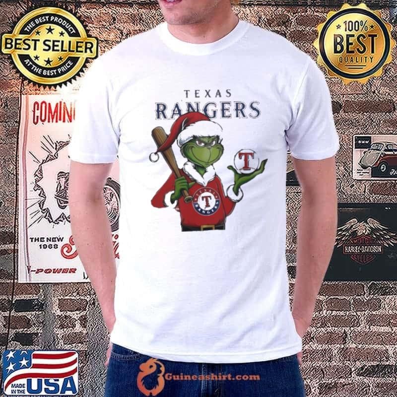 Grinch Santa X Texas Rangers Merry Christmas Unisex