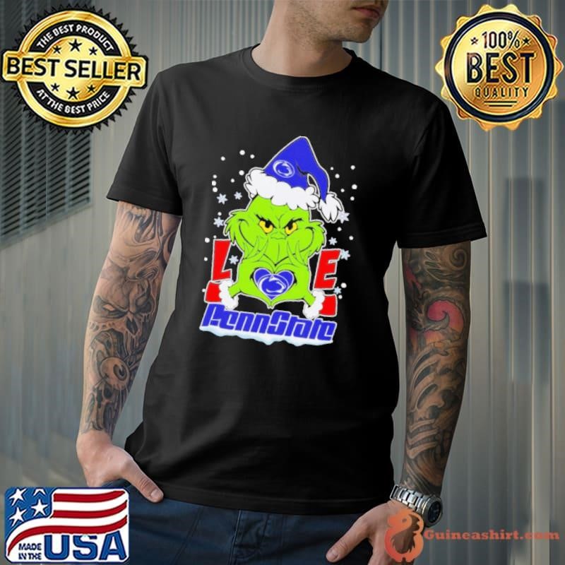 Grinch love Penn State Nittany Lions Christmas Unisex